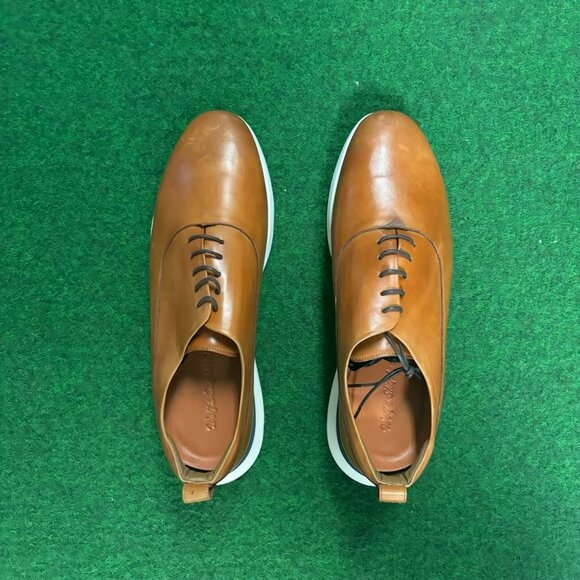 Wolfand & Shepherd Crossover Longwing Hybrid Brown Leather Shoe Lace-up 13 - Picture 2 of 10